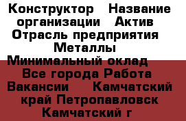 Конструктор › Название организации ­ Актив › Отрасль предприятия ­ Металлы › Минимальный оклад ­ 1 - Все города Работа » Вакансии   . Камчатский край,Петропавловск-Камчатский г.